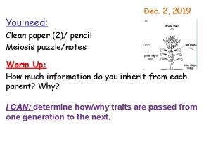 You need Dec 2 2019 Clean paper 2