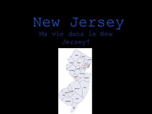New Jersey Ma vie dans le New Jersey