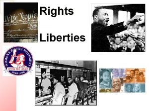 Civil Rights and Civil Liberties HUMAN RIGHTS a