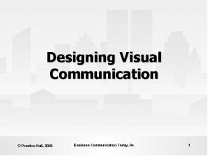 Designing Visual Communication Prentice Hall 2008 Business Communication