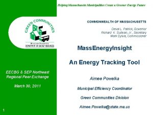 Helping Massachusetts Municipalities Create a Greener Energy Future