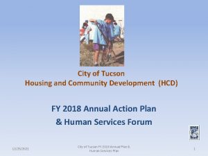 City of Tucson Housing and Community Development HCD