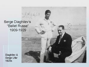 Serge Diaghilevs Ballet Russe 1909 1929 Diaghilev Serge