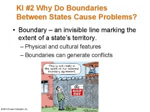 KI 2 Why Do Boundaries Between States Cause