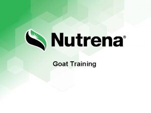 Goat Training Introduction to Raising Goats Goats can