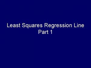 Least Squares Regression Line Part 1 NY Yankees