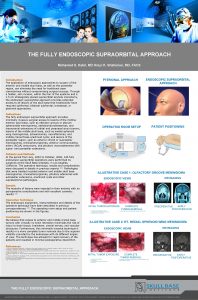 THE FULLY ENDOSCOPIC SUPRAORBITAL APPROACH Mohamed S Kabil