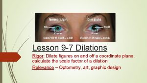 Lesson 9 7 Dilations Rigor Dilate figures on
