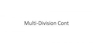 MultiDivision Cont Review FDMA TDMA CDMA TDD FDD