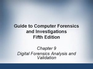 Guide to Computer Forensics and Investigations Fifth Edition