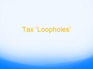 Tax Loopholes RRSP Registered Retirement Savings Plan In