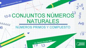 CONJUNTOS NMEROS NATURALES NMEROS PRIMOS Y COMPUESTO Nmeros