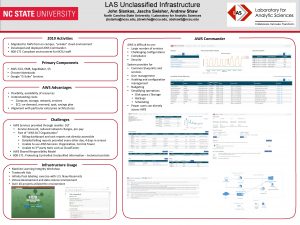 LAS Unclassified Infrastructure John Slankas Jascha Swisher Andrew