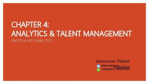 CHAPTER 4 ANALYTICS TALENT MANAGEMENT KMS 2154 HRD