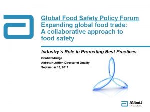 Global Food Safety Policy Forum Expanding global food