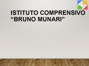 ISTITUTO COMPRENSIVO BRUNO MUNARI LE SEDI WALT DISNEY