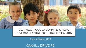 CONNECT COLLABORATE GROW INSTRUCTIONAL ROUNDS NETWORK Term 3