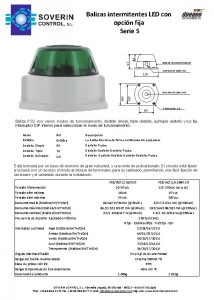 95 45 LED Beacons Series S Balizas intermitentes