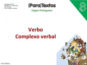 Verbo Complexo verbal Porto Editora Classificao dos verbos