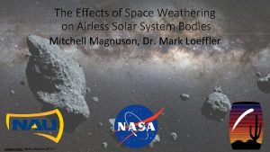 The Effects of Space Weathering on Airless Solar