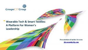 Wearable Tech Smart Textiles A Platform For Womens