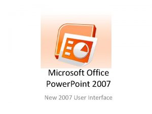 Microsoft Office Power Point 2007 New 2007 User