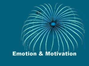 Emotion Motivation Emotions Positive or Negative Feeling States