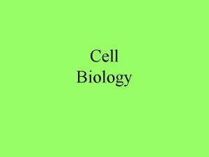 Cell Biology Essential Question Cell Name those who