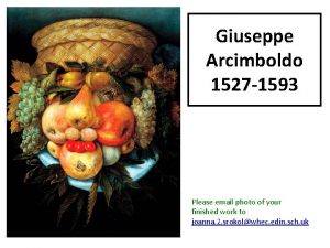 Giuseppe Arcimboldo 1527 1593 Please email photo of