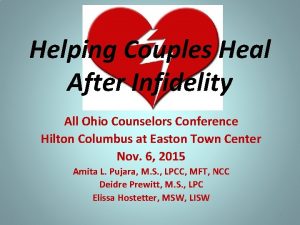 Helping Couples Heal After Infidelity All Ohio Counselors