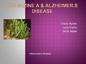 Tracie Wymer Julie Franks Shirin Malek Inflammatory Diseases