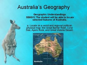 Australias Geography Geographic Understandings SS 6 G 12