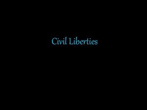 Civil Liberties Bell Work What freedoms are guaranteed