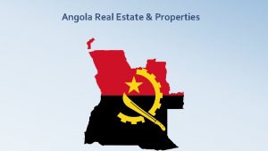 Angola Real Estate Properties Namibe Province Namibe Province