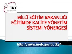 MLL ETM BAKANLII ETMDE KALTE YNETM SSTEM YNERGES