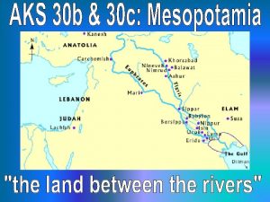 Civilization between the Tigris and Euphrates Rivers Mesopotamia