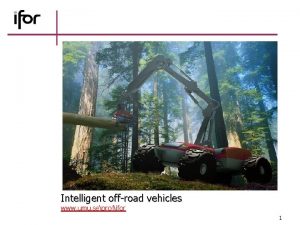 Intelligent offroad vehicles www umu seprojifor 1 What