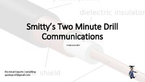 Smittys Two Minute Drill Communications Ted Smith 2017