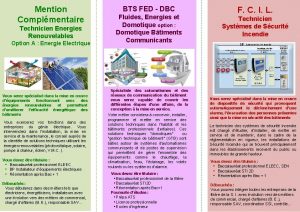 Mention Complmentaire Technicien Energies Renouvelables Option A Energie