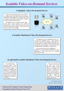 Scalable VideoonDemand Services A Simplistic VideoOnDemand Service Initial