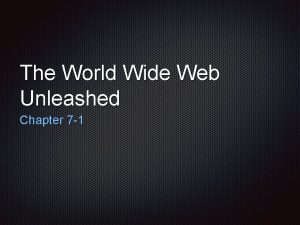The World Wide Web Unleashed Chapter 7 1