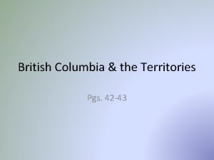 British Columbia the Territories Pgs 42 43 British