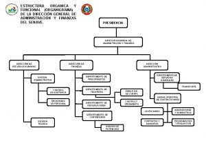 ESTRUCTURA ORGANICA Y FUNCIONAL ORGANIGRAMA DE LA DIRECCIN