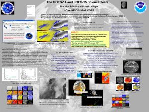 The GOES14 and GOES15 Science Tests Timothy Schmit