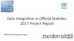 Data Integration in Official Statistics 2017 Project Report