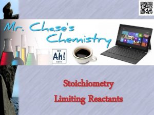 Stoichiometry Limiting Reactants Stoichiometry enables us to compare