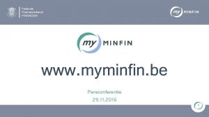www myminfin be Persconferentie 29 11 2016 1