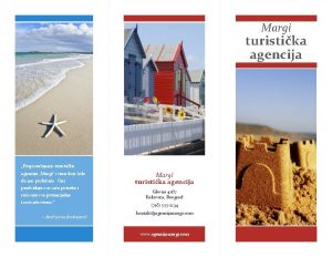 Margi turistika agencija Preporuujemo turistiku agenciju Margi svima