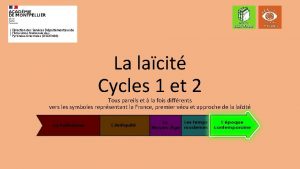 La lacit Cycles 1 et 2 Tous pareils