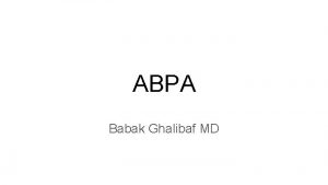 ABPA Babak Ghalibaf MD Aspergillus related disease Aspergillus
